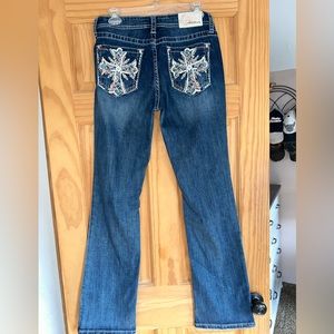 Grace in LA embellished jeans. Size 29